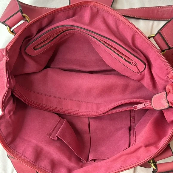 Genuine Pink Leather Purse - Picture 4 of 10